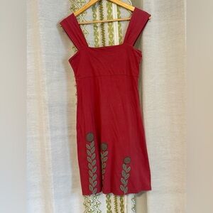 Synergy Organic Cotton Embroidered Dress - S